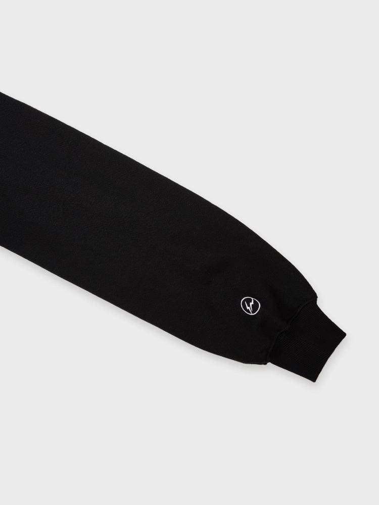 BT21 X FRAGMENT Logo Black Hooded T-Shirt