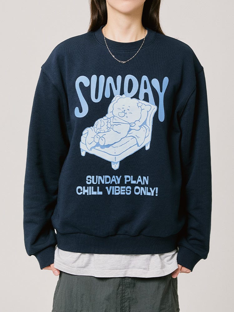 BT21 RJ BASIC Sweatshirt 2024 F/W (Navy)