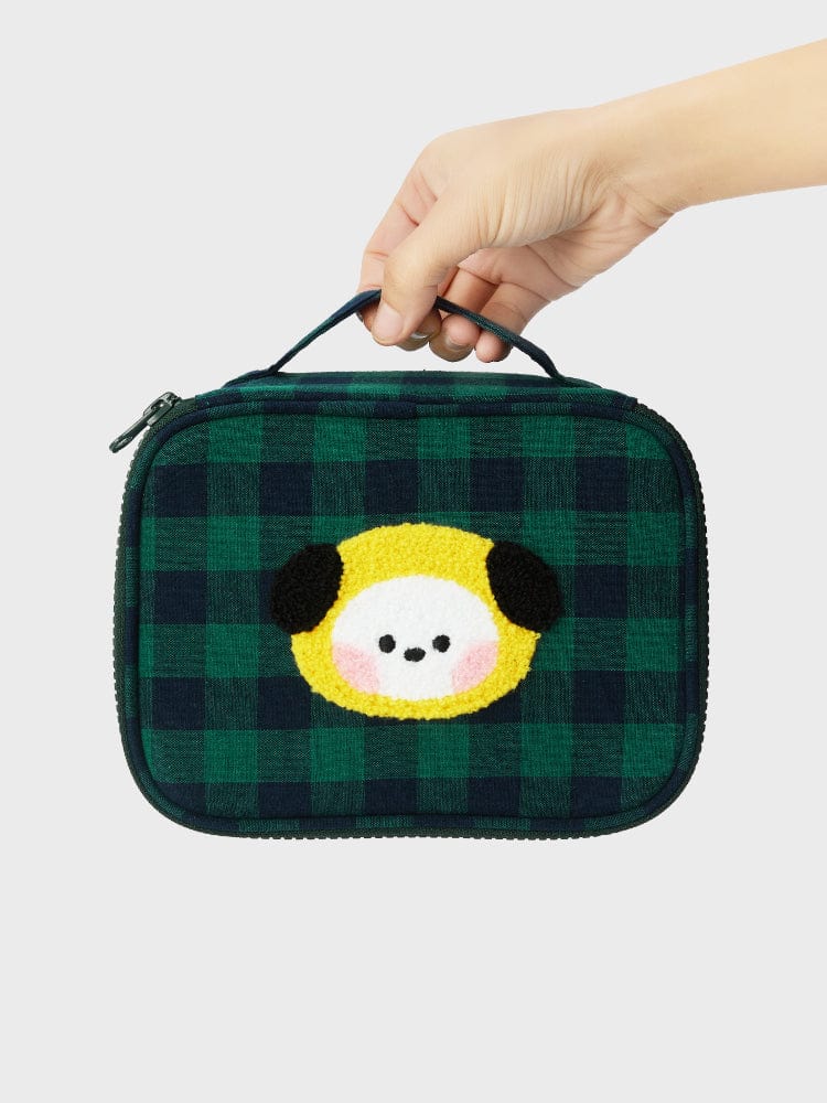 BT21 CHIMMY Mini Basic Check Pouch