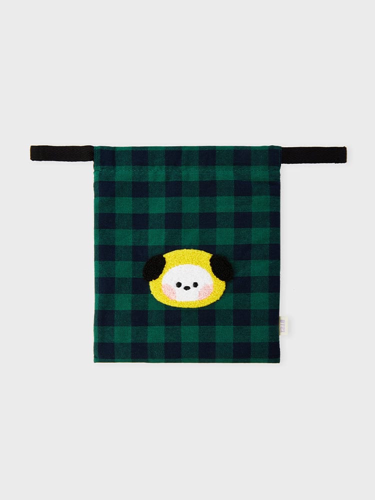 BT21 CHIMMY Mini Basic Check String Pouch