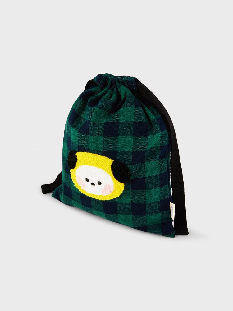 BT21 CHIMMY Mini Basic Check String Pouch