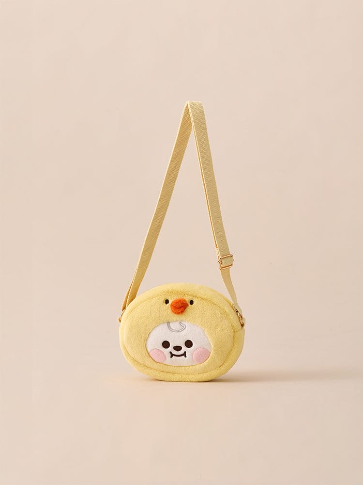 BT21 CHIMMY BABY Fluffy Face Doll Crossbag