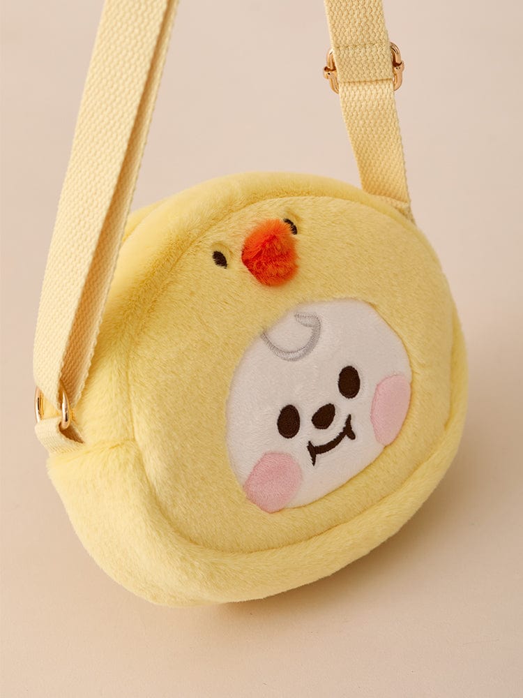 BT21 CHIMMY BABY Fluffy Face Doll Crossbag