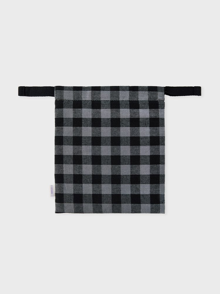 BT21 COOKY Mini Basic Check String Pouch