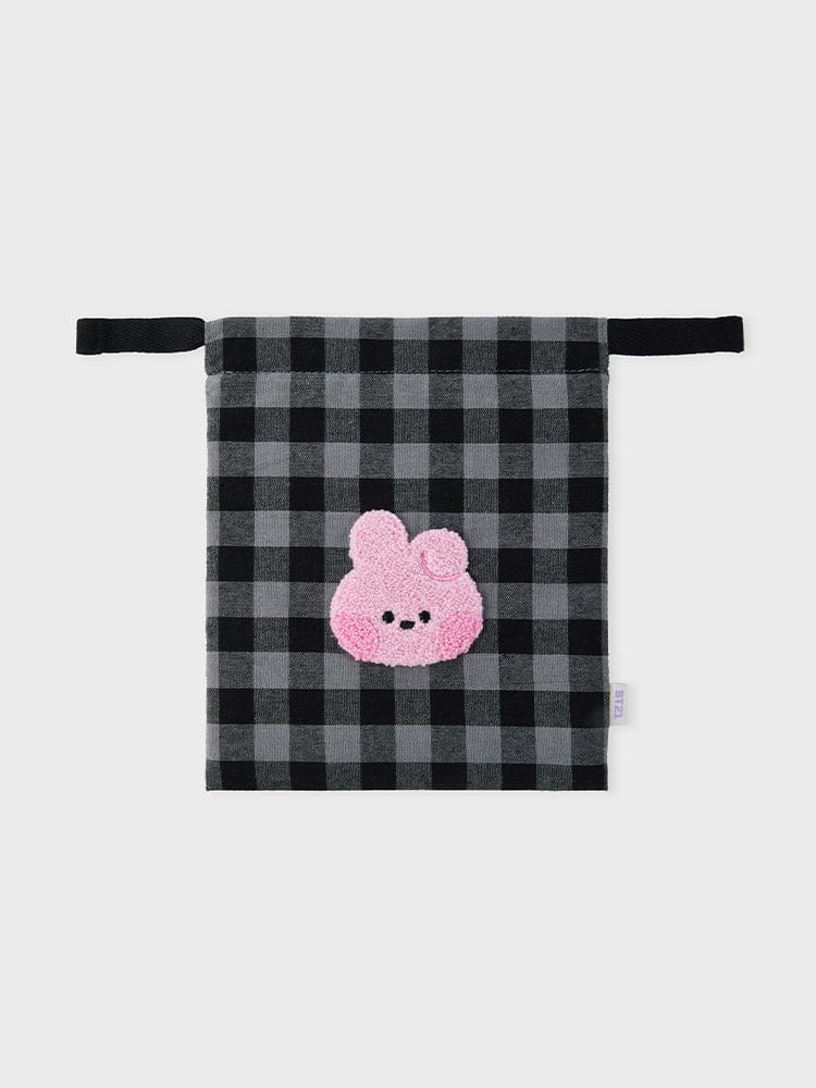 BT21 COOKY Mini Basic Check String Pouch