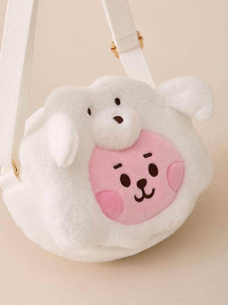 BT21 COOKY BABY Fluffy Face Doll Crossbag