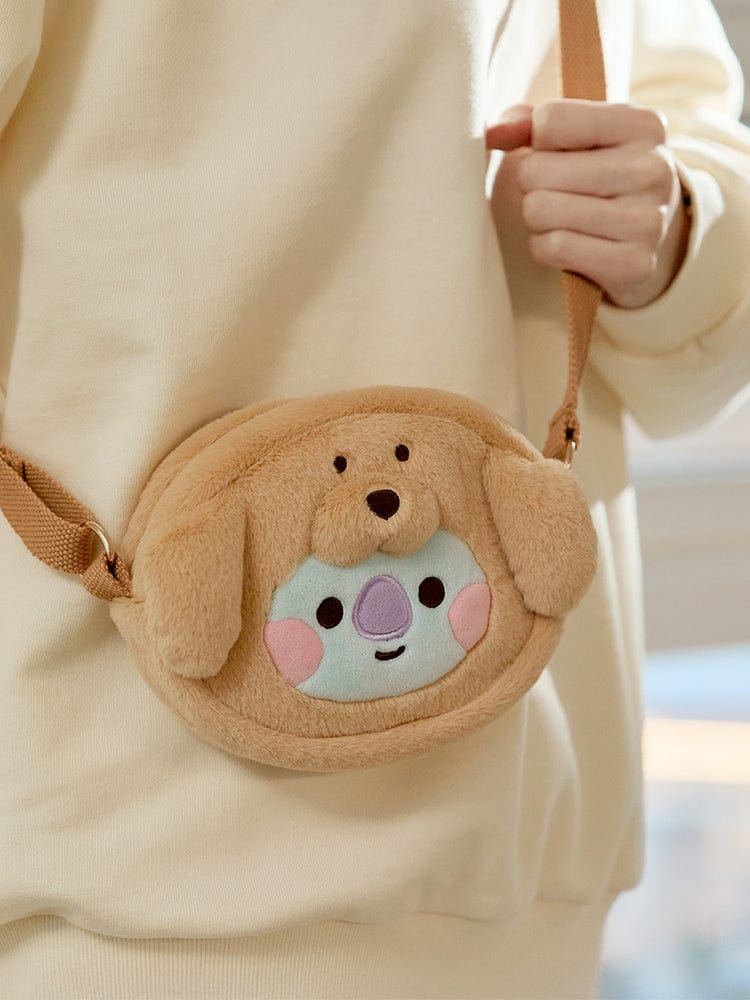 BT21 KOYA BABY Fluffy Face Doll Crossbag