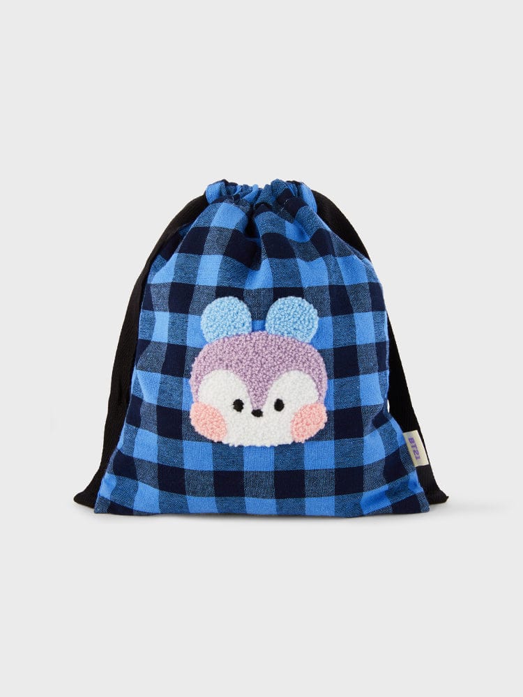 BT21 MANG Mini Basic Check String Pouch