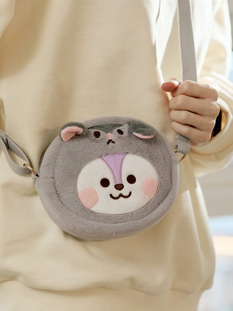 BT21 MANG BABY Fluffy Face Doll Crossbag