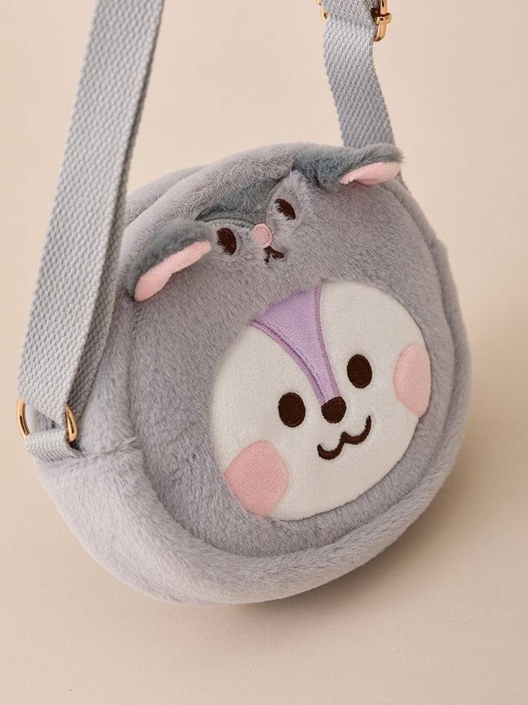 BT21 MANG BABY Fluffy Face Doll Crossbag