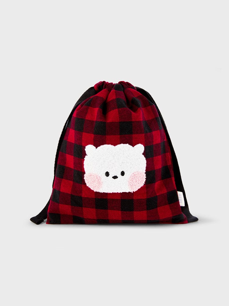 BT21 RJ Mini Basic Check String Pouch