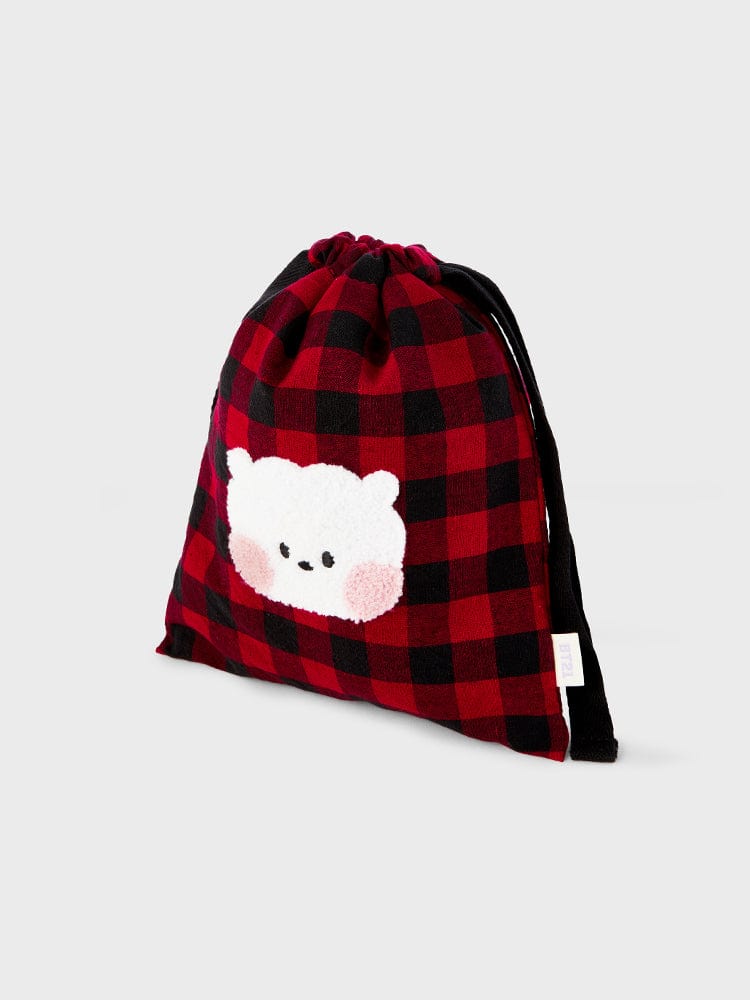 BT21 RJ Mini Basic Check String Pouch