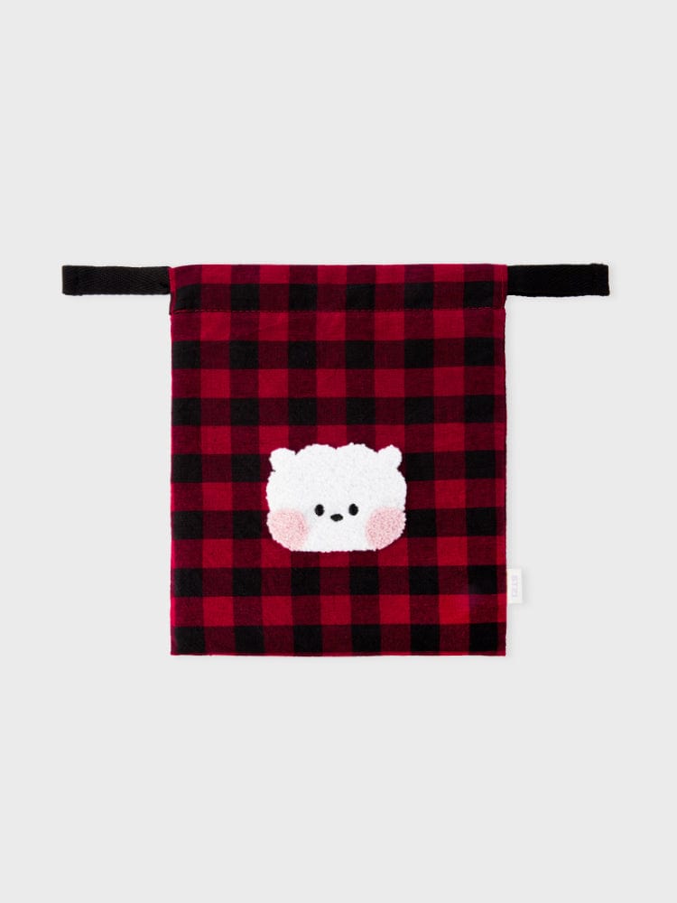 BT21 RJ Mini Basic Check String Pouch