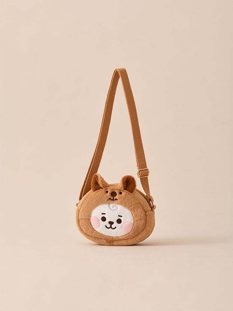 BT21 RJ BABY Fluffy Face Doll Crossbag