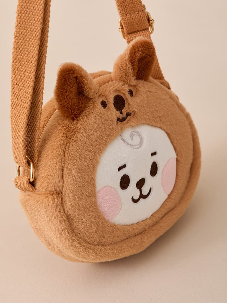 BT21 RJ BABY Fluffy Face Doll Crossbag