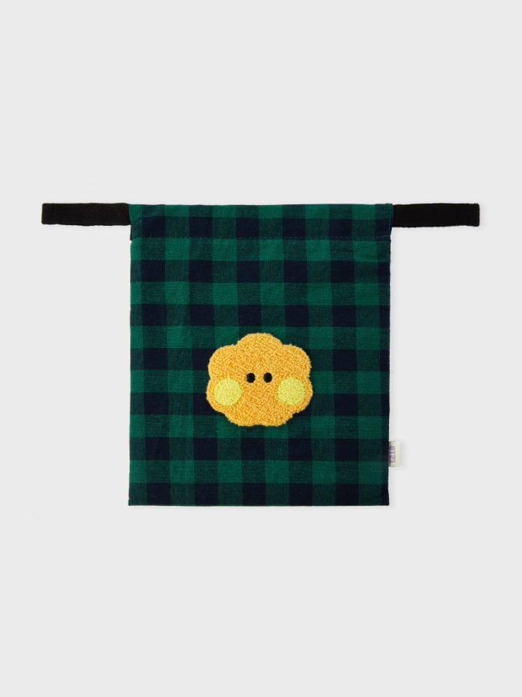 BT21 SHOOKY Mini Basic Check String Pouch
