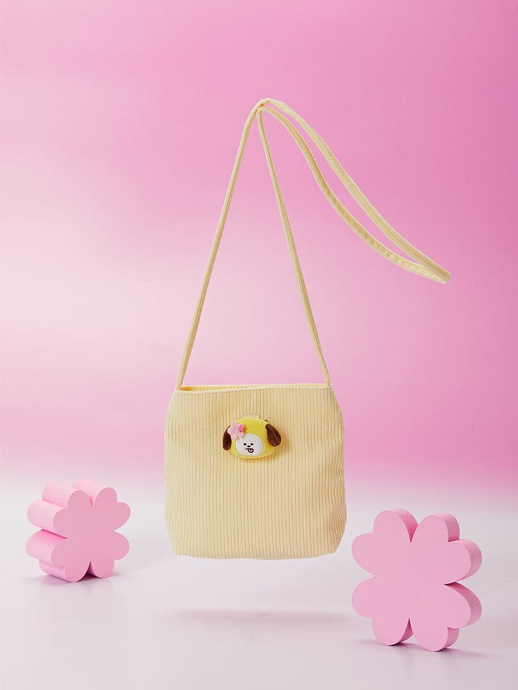 BT21 SPRING DAYS CHIMMY Corduroy Mini Cross Bag