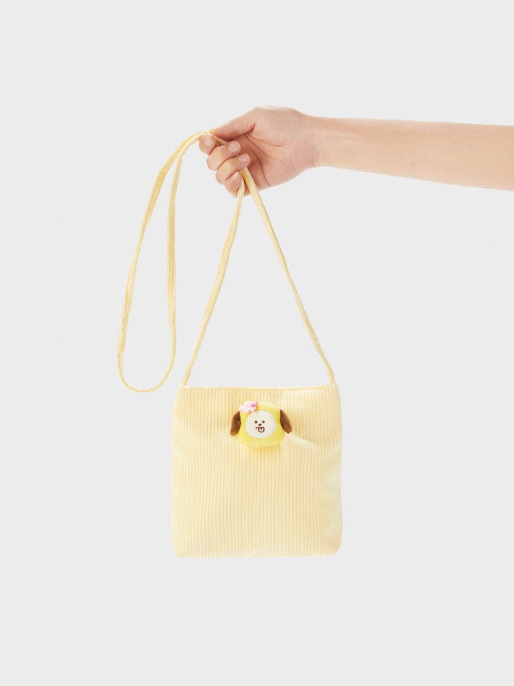BT21 SPRING DAYS CHIMMY Corduroy Mini Cross Bag