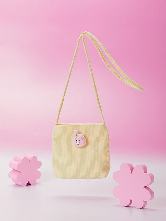 BT21 SPRING DAY COOKY Corduroy Mini Cross Bag
