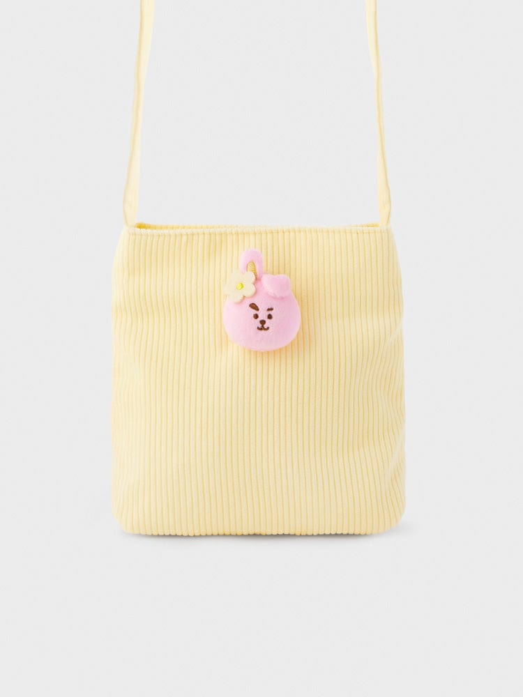 BT21 SPRING DAY COOKY Corduroy Mini Cross Bag