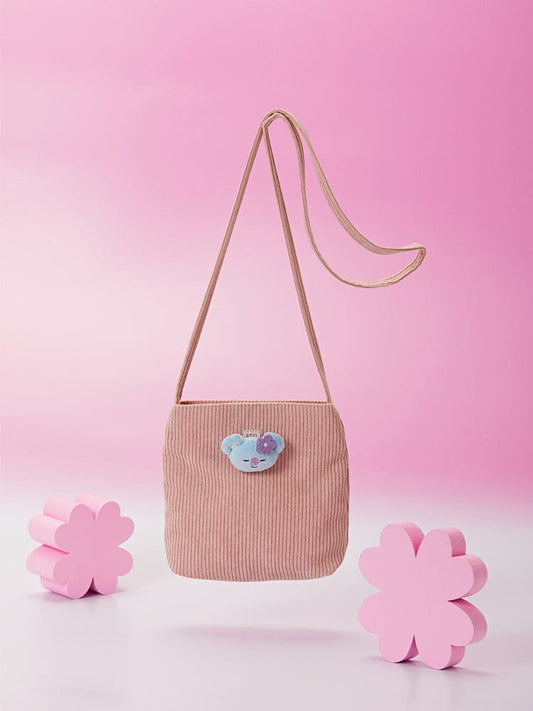 BT21 SPRING DAY KOYA Corduroy Mini Cross Bag