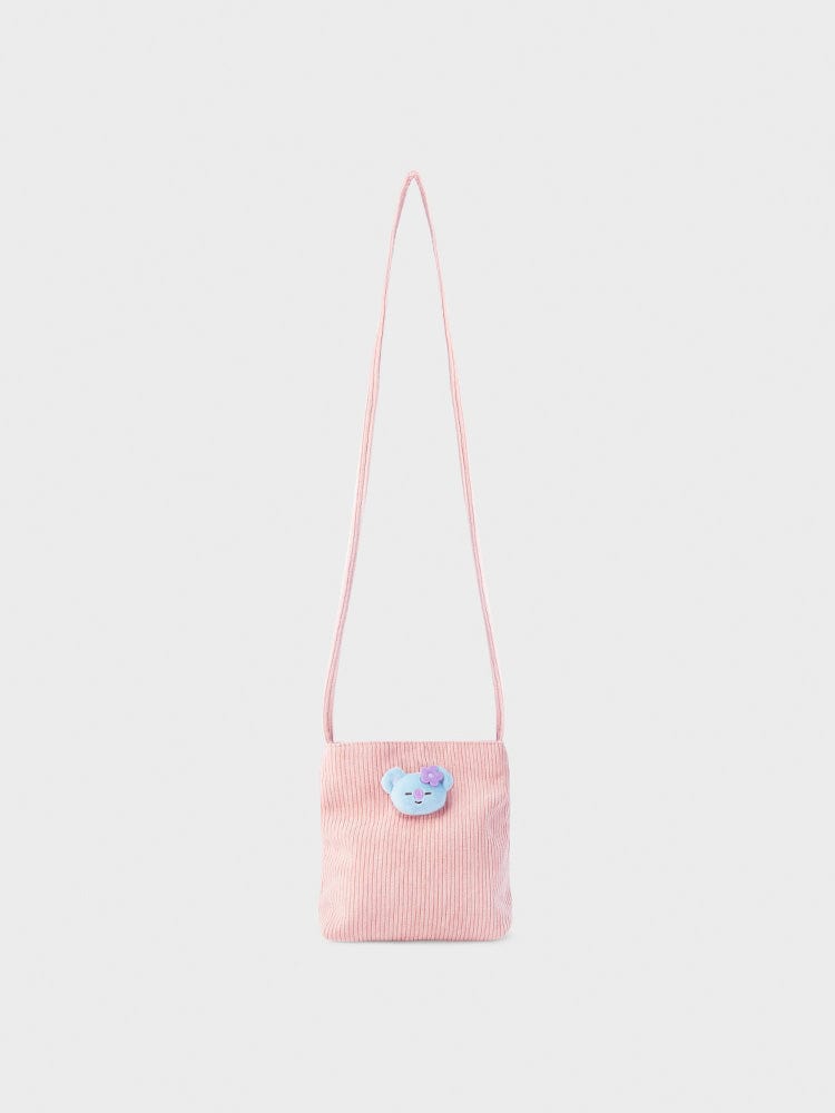 BT21 SPRING DAY KOYA Corduroy Mini Cross Bag