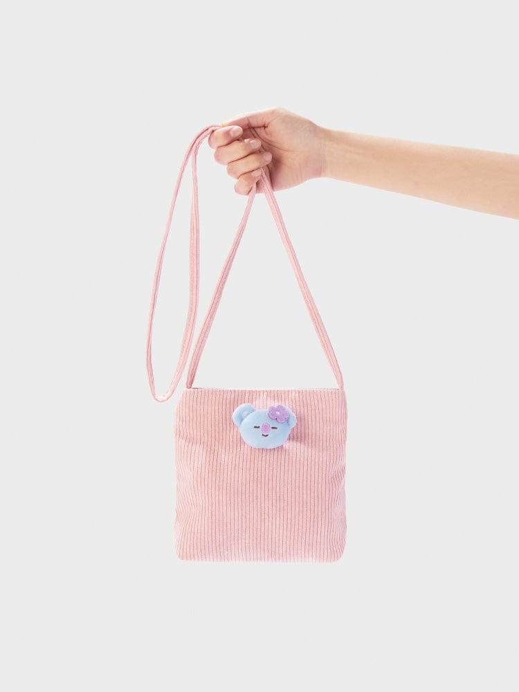 BT21 SPRING DAY KOYA Corduroy Mini Cross Bag