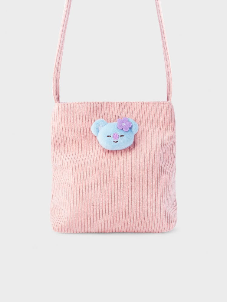 BT21 SPRING DAY KOYA Corduroy Mini Cross Bag