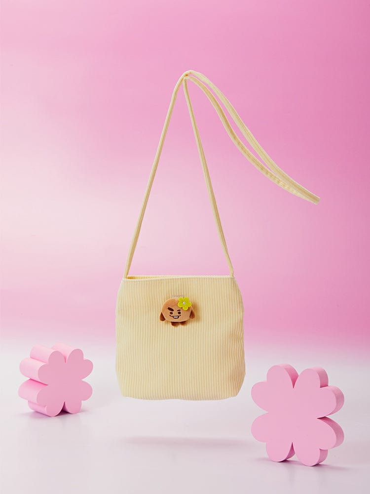 BT21 SPRING DAY SHOOKY Corduroy Mini Cross Bag