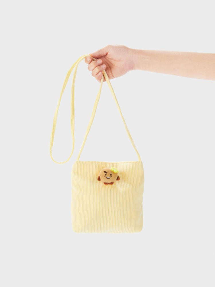 BT21 SPRING DAY SHOOKY Corduroy Mini Cross Bag