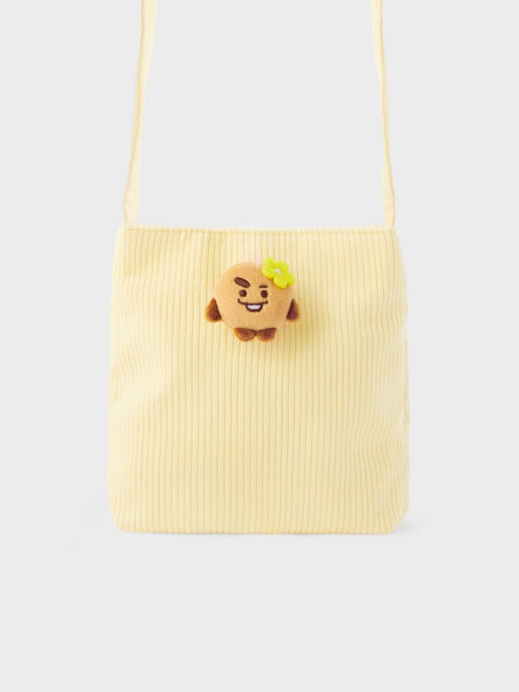 BT21 SPRING DAY SHOOKY Corduroy Mini Cross Bag