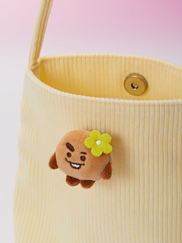 BT21 SPRING DAY SHOOKY Corduroy Mini Cross Bag
