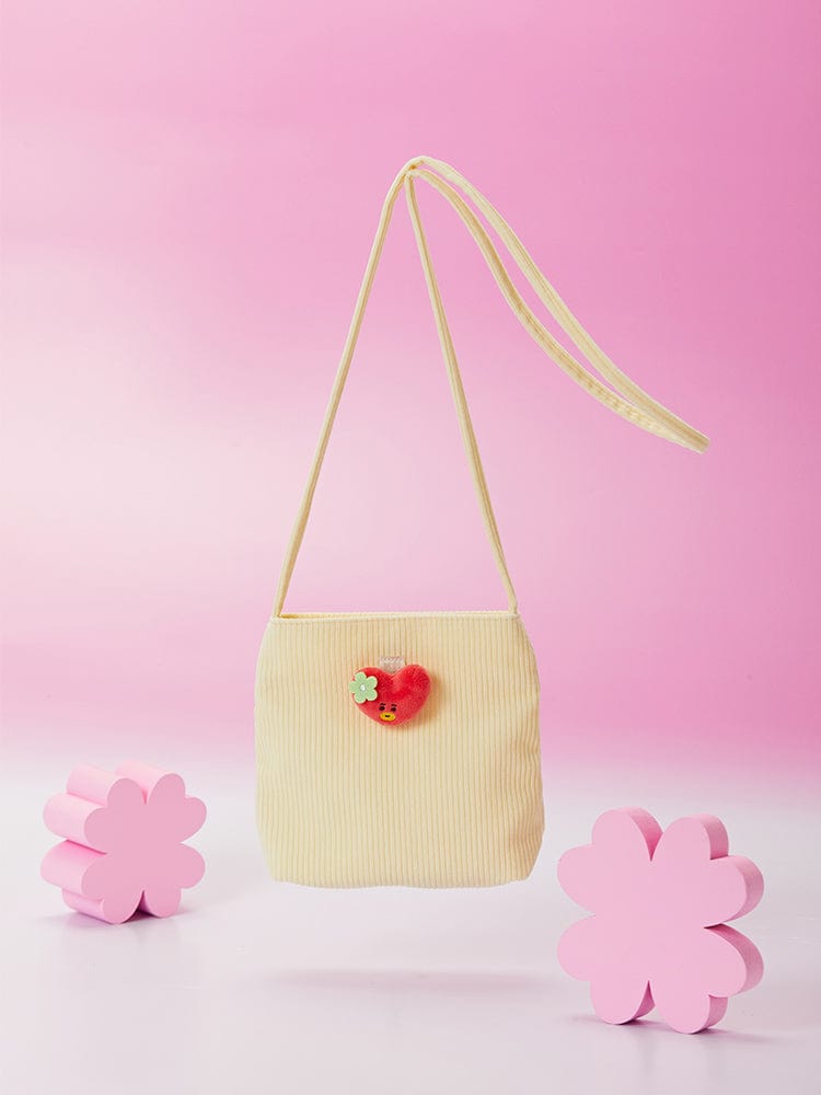BT21 SPRING DAYS TATA Corduroy Mini Cross Bag