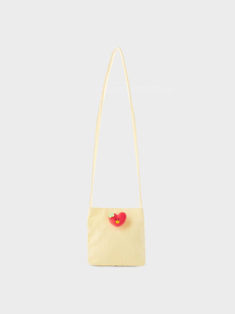 BT21 SPRING DAYS TATA Corduroy Mini Cross Bag