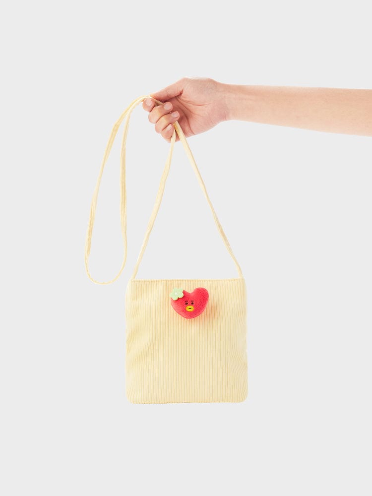 BT21 SPRING DAYS TATA Corduroy Mini Cross Bag