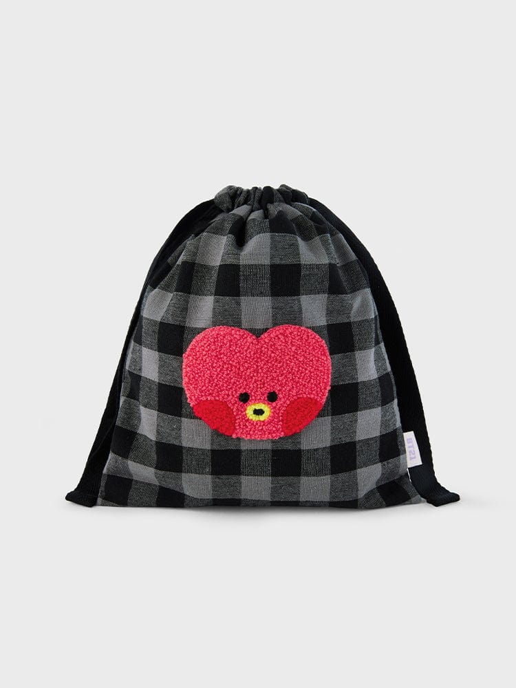 BT21 TATA Mini Basic Check String Pouch