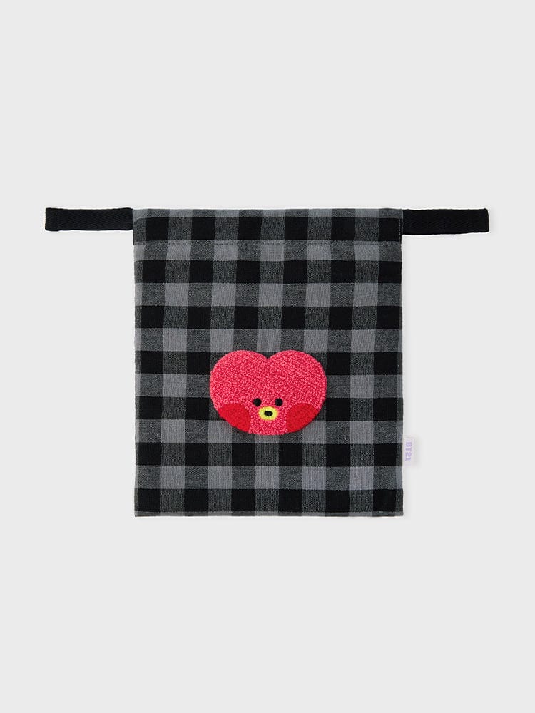 BT21 TATA Mini Basic Check String Pouch