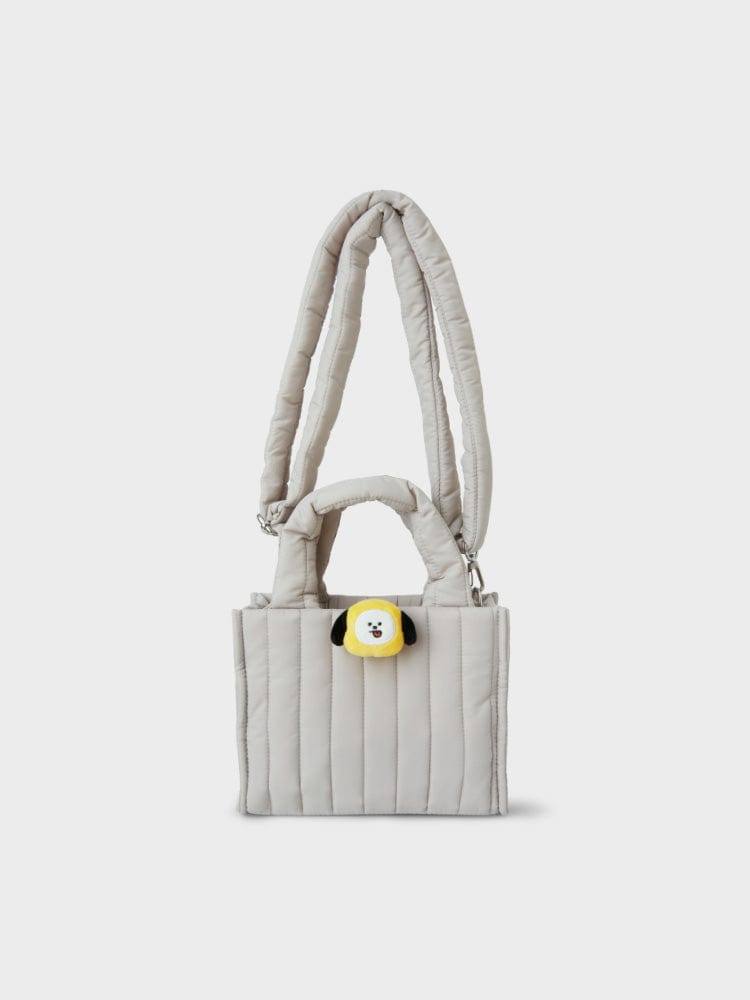 BT21 CHIMMY Face Doll Badge Quilting Bag