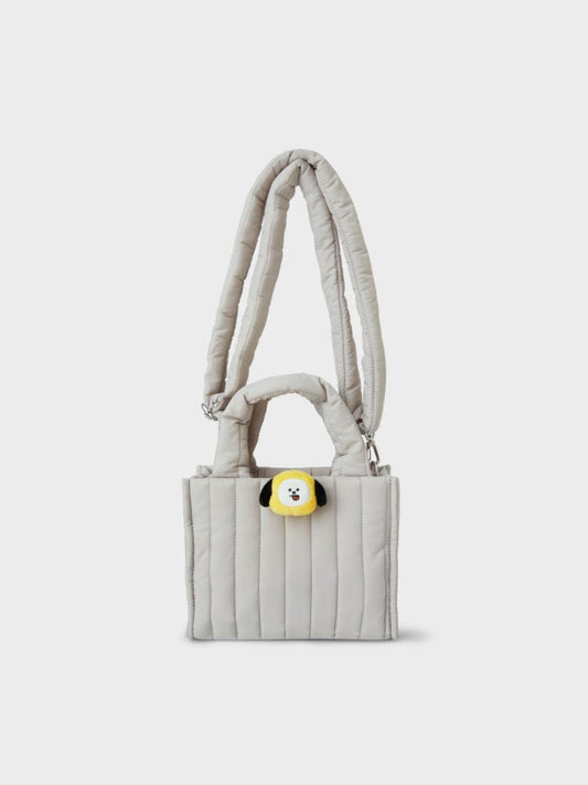 BT21 CHIMMY Face Doll Badge Quilting Bag