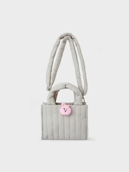 BT21 COOKY Face Doll Badge Quilting Bag