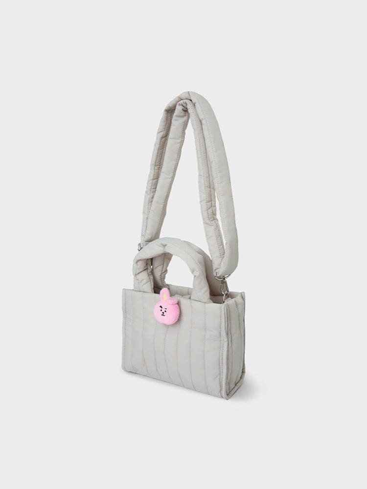 BT21 COOKY Face Doll Badge Quilting Bag