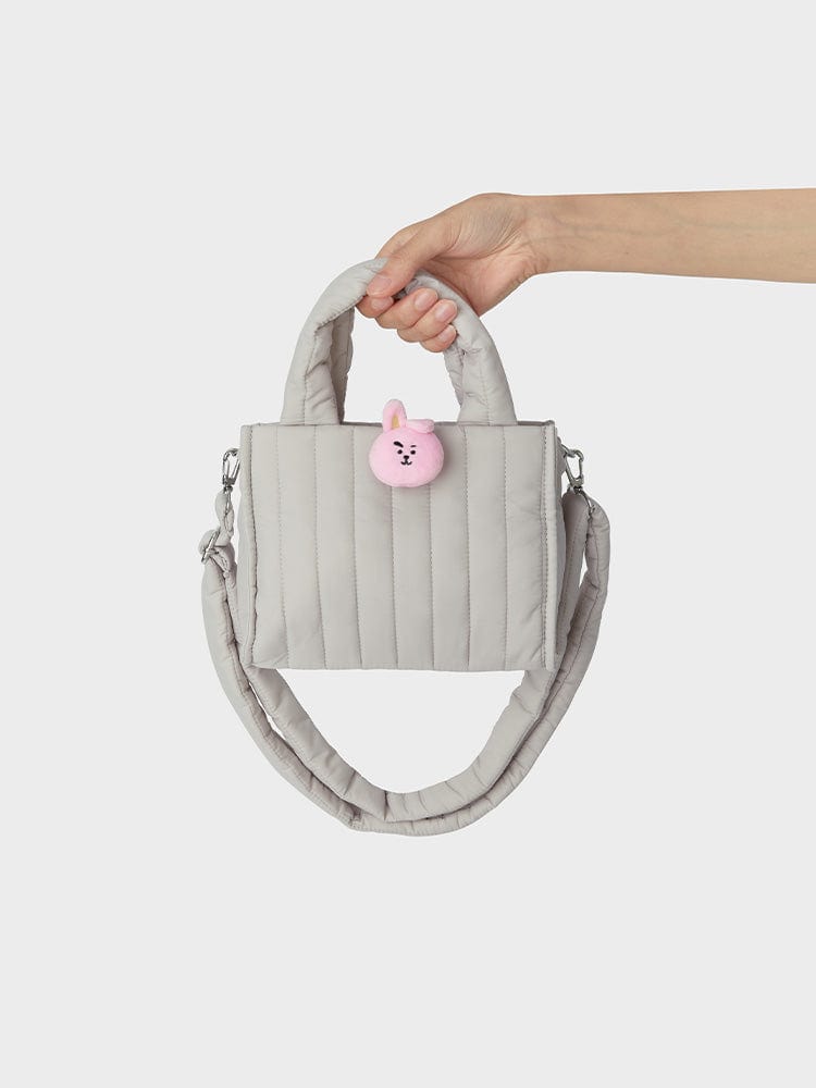 BT21 COOKY Face Doll Badge Quilting Bag