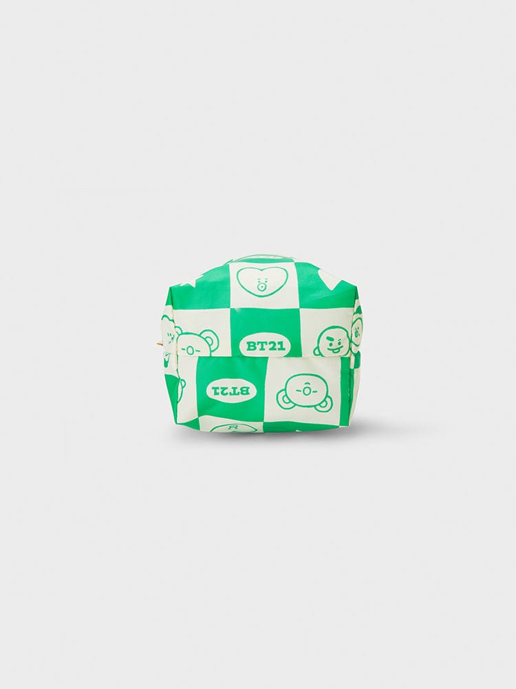 BT21 2023 F/W Travel ACC Green Resizable Bottle Bag