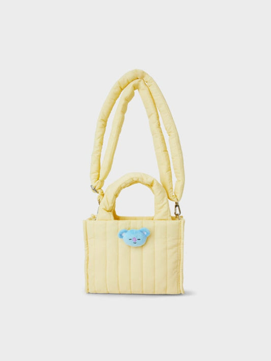 BT21 KOYA Face Doll Badge Quilting Bag