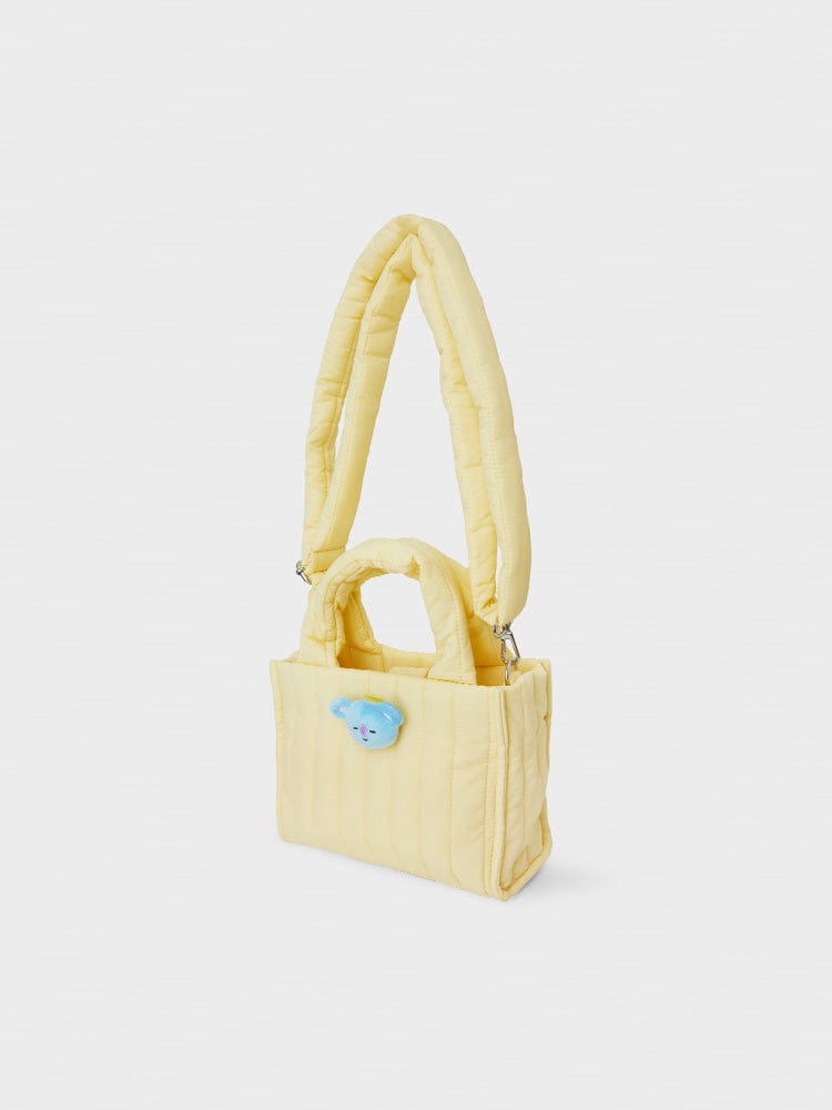 BT21 KOYA Face Doll Badge Quilting Bag