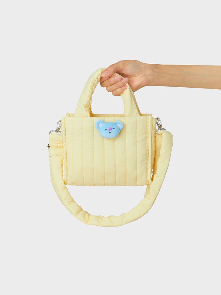 BT21 KOYA Face Doll Badge Quilting Bag
