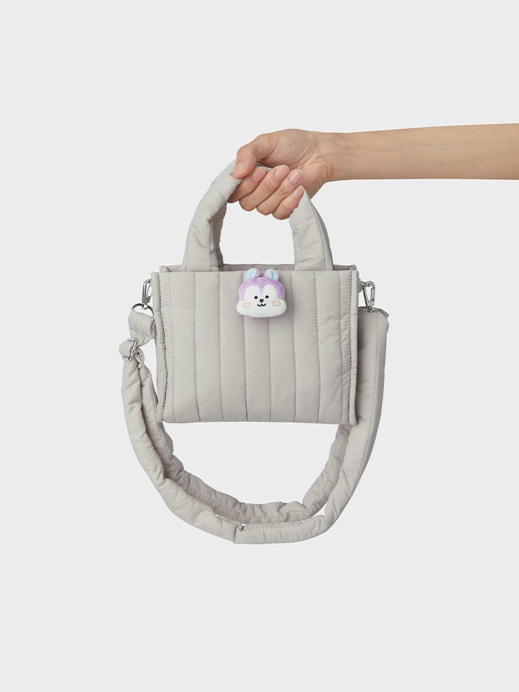 BT21 MANG Face Doll Badge Quilting Bag