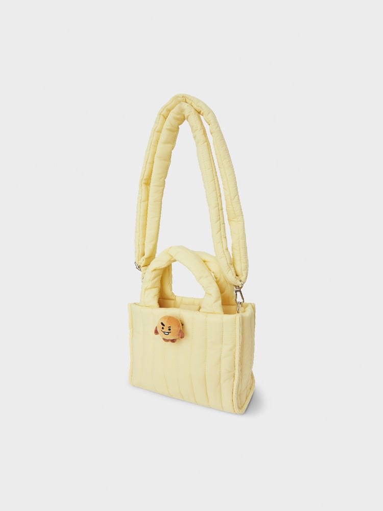 BT21 SHOOKY Face Doll Badge Quilting Bag