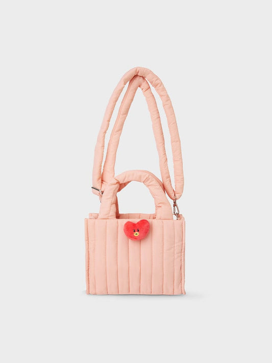 BT21 TATA Face Doll Badge Quilting Bag
