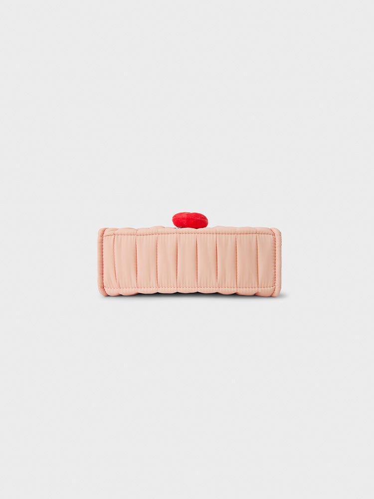 BT21 TATA Face Doll Badge Quilting Bag